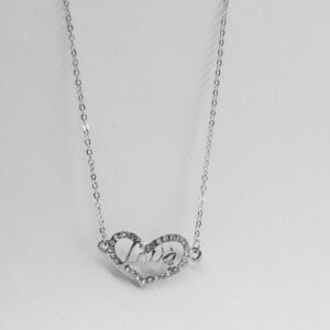 Silver “Love” Heart Necklace – Elegant Symbol of Romance