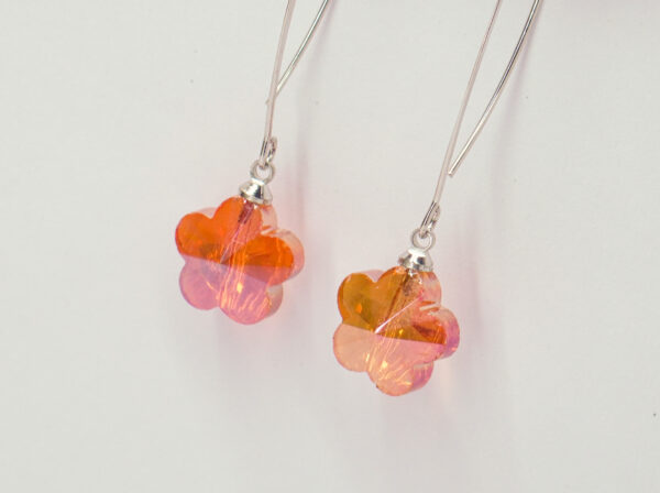 Sunset Bloom Drop Earrings